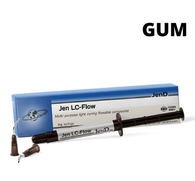 Jen Lc Flow GUM (Джен лс флоу) текучий композит шприц 2мл (Джендентал) ДЖЛ-6 фото