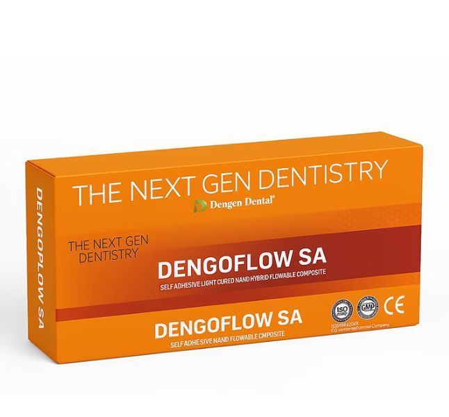 Dengoflow SA, Самоадгезивний Наногібридний текучий композит 2г, А2 (Dengen Dental) ДФ-3 фото