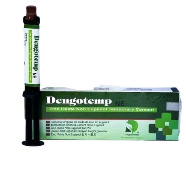 Dengotemp NE, безевгенольний цемент для тимчасової фіксації 9г (Dengen Dental) ВРМЦ-9 фото