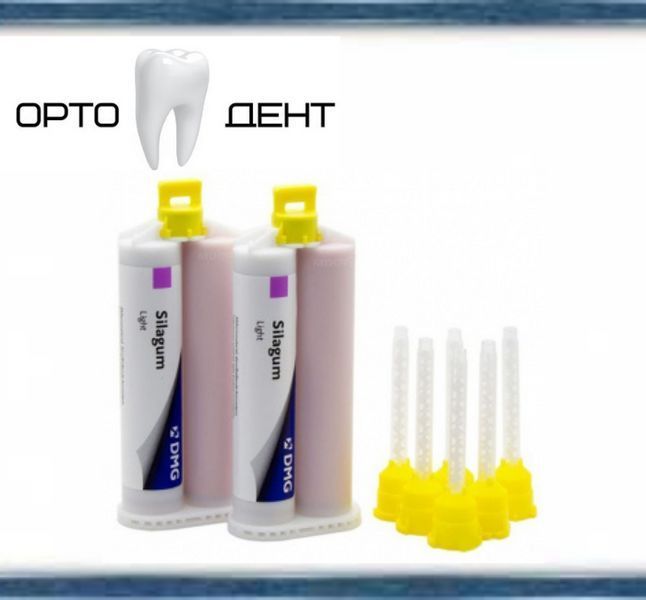 А-силіконовий коректор DMG silagum automix light (2*50 мл) ОМ-6 фото