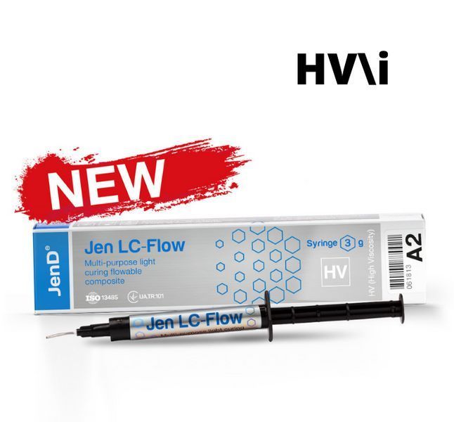 Jen-LC Flow HV, I, шприц 2мл, текучий композит в'язкий, Jendental, (Джен-ЛС Флоу Джендентал) ДЖЛ-15 фото