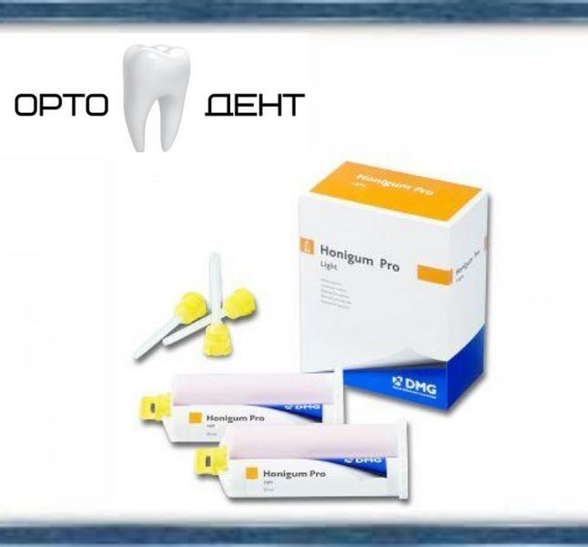 А-силіконовий коректор DMG Honigum pro automix light (2*50 мл) ОМ-8 фото