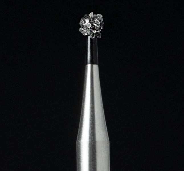 Алмазный бор BR-45SC. Шаровидный (шарик) (ISO 001/012), черный, Mani. Оригинал. БА-4 фото