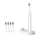Електрична зубна щітка Sonic electric toothbrush X2 з 4 насадками. Чорна ЗБН-25 фото 3