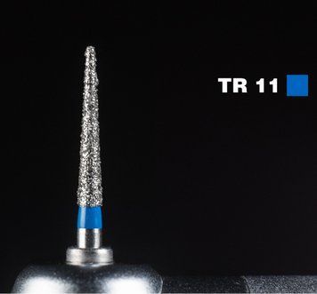 Алмазний бор TR-11. Конус-олівець (ISO 199/016), Mani синій. Оригінал. БА-152 фото
