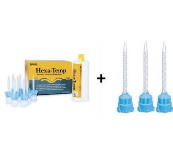 Материал для временных коронок Hexa Temp A2 + насадки для смешивания 50 шт/уп СП-47 фото