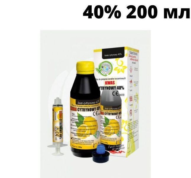 Рідина (лимонна кислота) CITRIC ACID 40% 200 мл Cerkamed ГК-16 фото
