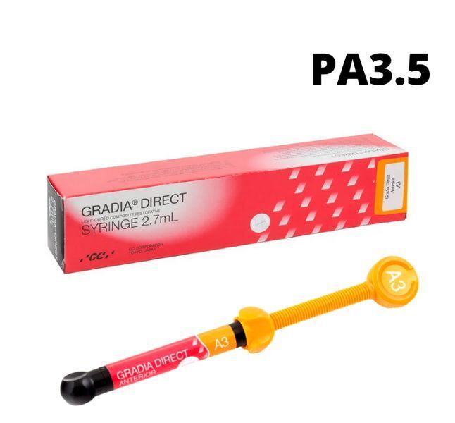 Композитный пломбировочный материал GC Gradia Direct PA3.5 шприц 4.0 г. ГД-26 фото