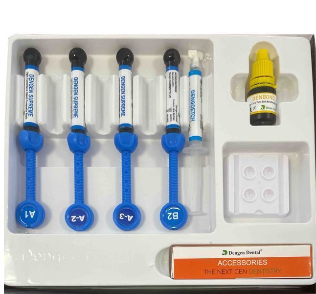 Dengen Supreme 4 Набір,Наногібридний композитний матеріал (Dengen Dental) ДЖД-4 фото