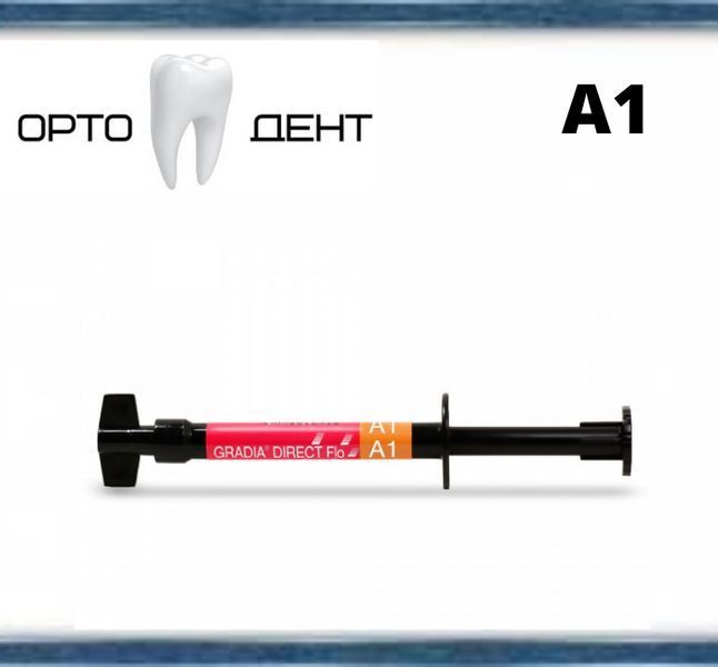 Gradia direct flo A1 (Градия директ флоу) шприц 1.5 г + насадки ГФ-1 фото