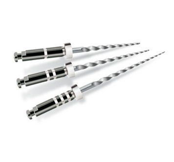 ProTaper ассорти (6шт.): F1, F2, F3, S1, S2, SX, 25мм, машинные дриборы никельтитановые МИН-46 фото