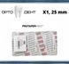 ProTaper NEXT 3шт. X1, 25мм, машинні сверла нікель-титанові МИН-4 фото 2