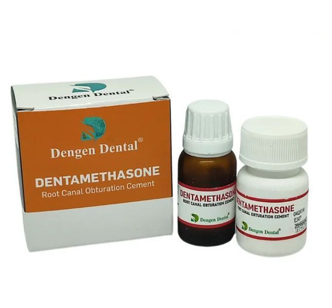 Дентаметазон, Набір на основі оксиду цинку 15г+10 мл (Dengen Dental) ПК-29 фото