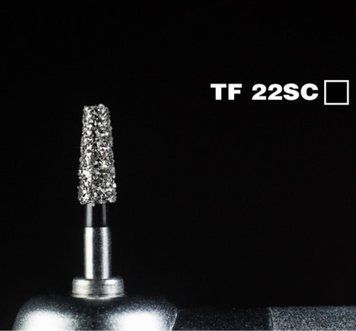Алмазний бор MANI усічений конус TF-22SC (ISO 170/023) чорний. Оригінал. БА-36 фото