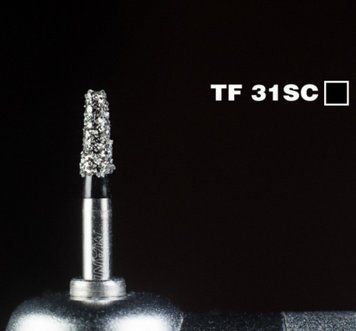 Алмазний бор MANI усічений конус TF-31SC (ISO 170/018) чорний. Оригінал. БА-37 фото